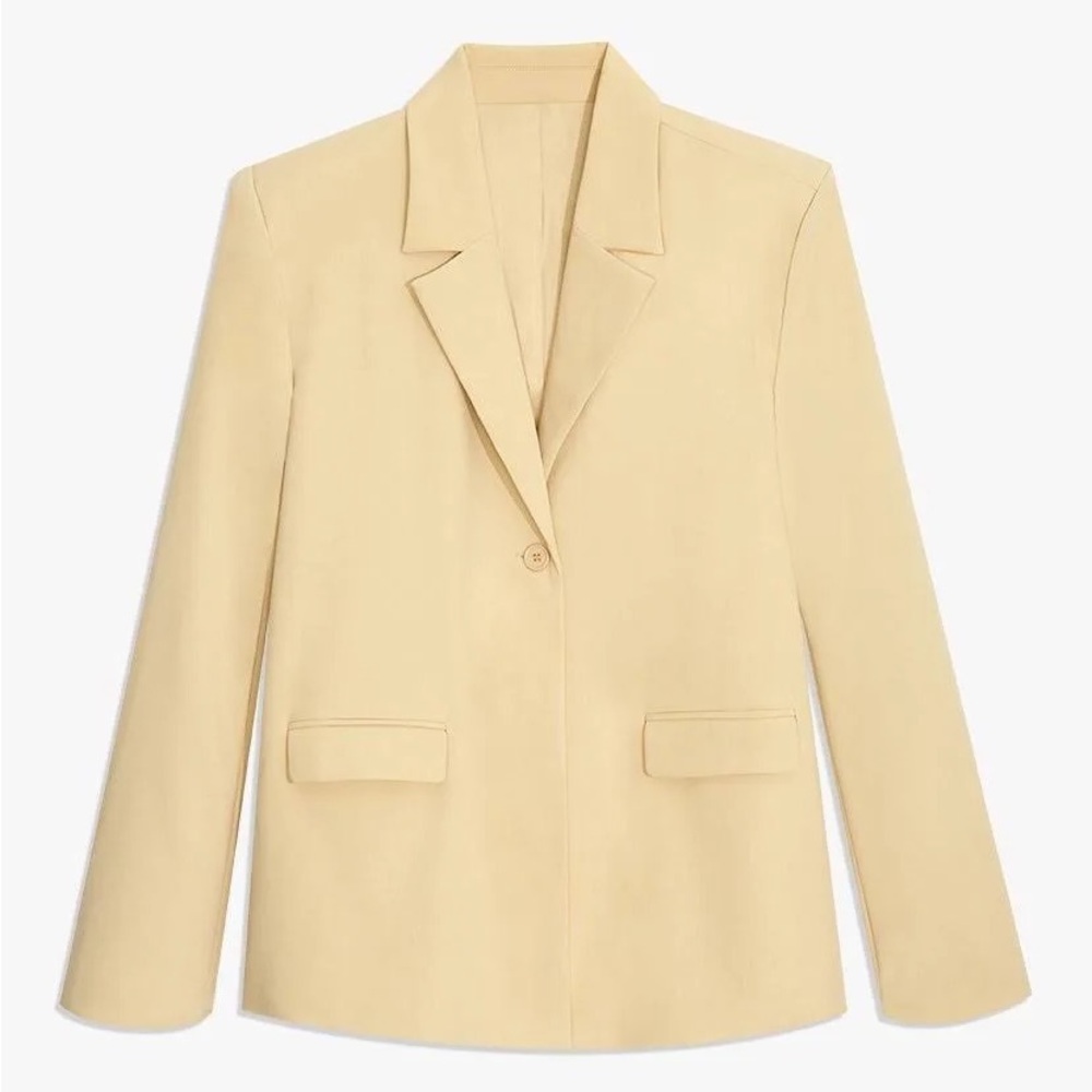 Danielle Bernstein Summer Blazer in Taupe, Size M